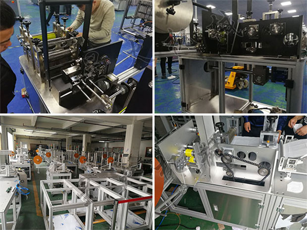 星火kn95口罩生產(chǎn)設備廠家及kn95口罩機設備細節(jié)展示