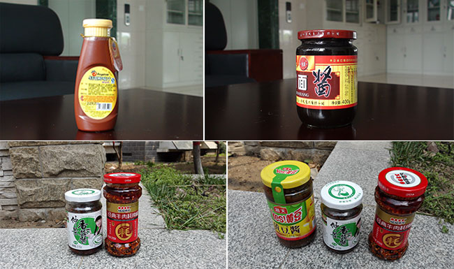 自動化烤肉醬灌裝機(jī)械設(shè)備樣品實(shí)拍